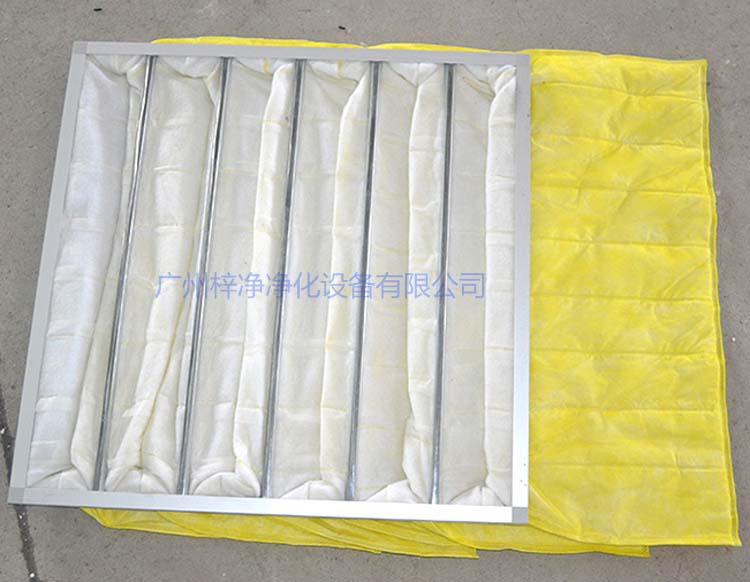 F8級(jí)袋式中效過濾器常用于凈化空調(diào)中級(jí)過濾。